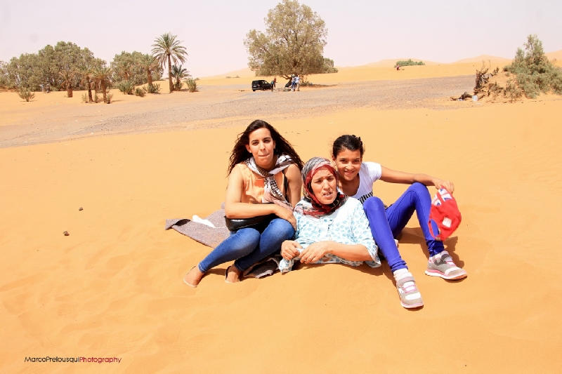 Sand bath local tradition in Merzouga